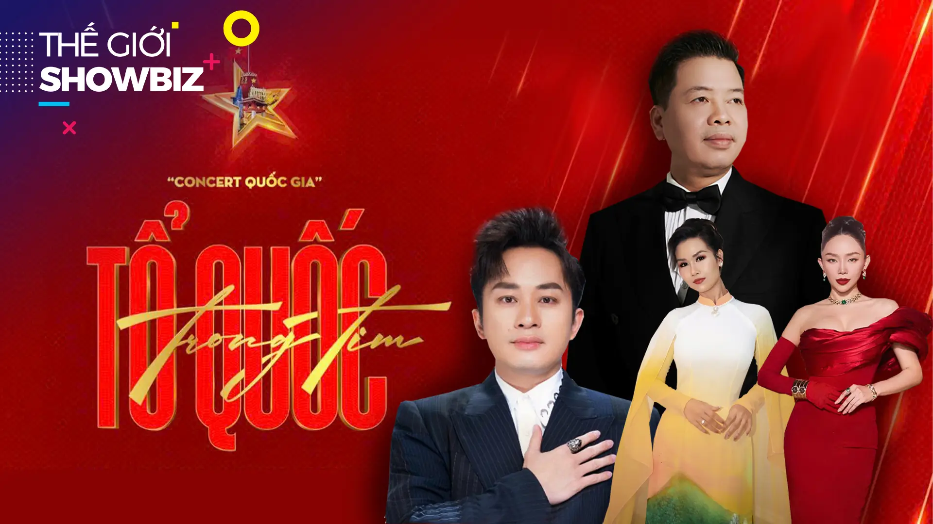 Concert quốc gia 'Tổ quốc trong tim' quy tụ dàn sao Việt | Thế giới Showbiz | 01/08/2025